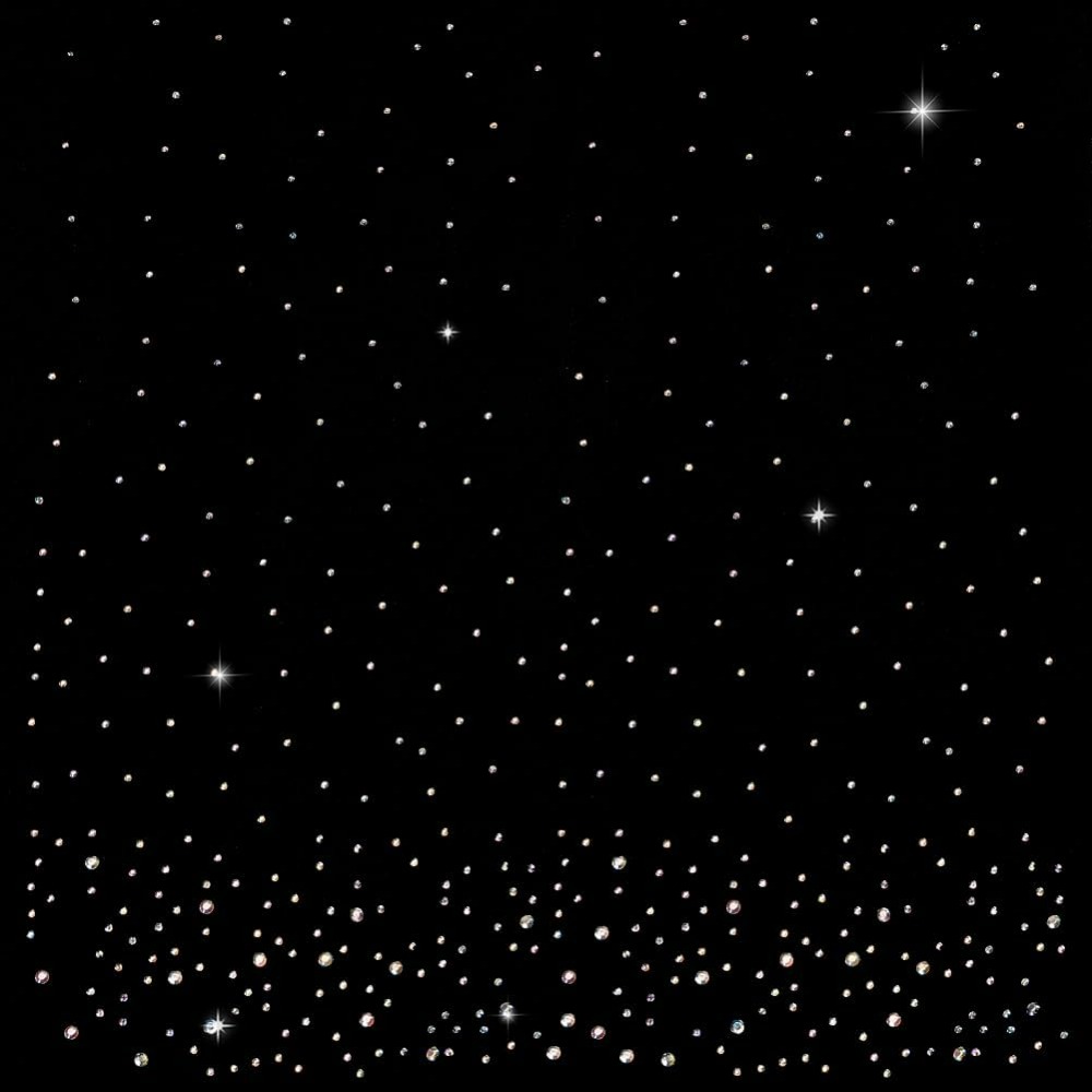 Hotfix Rhinestone Sheet - 6 Sheet Glitter Rhinestone Iron on