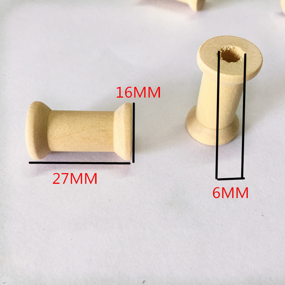 60 Pcs Bobbins Sewing Natural  - Embroidery Craft recension och pris