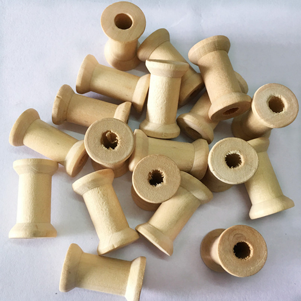 60 Pcs Bobbins Sewing Natural  - Embroidery Craft recension och pris