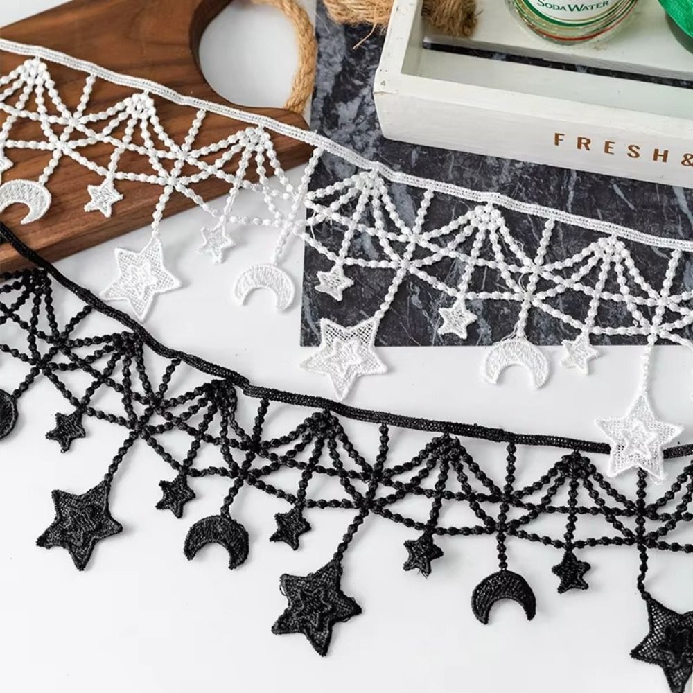 Black And White Lace Trim Ribb - Lace Ribbon Trim recension och pris