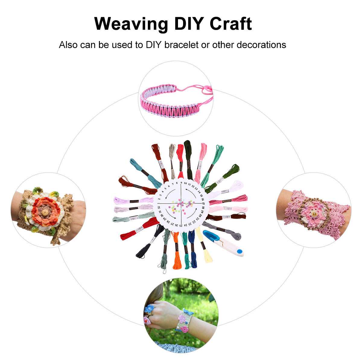 Friendship Bracelet Making Kit - Embroidery Craft recension och pris