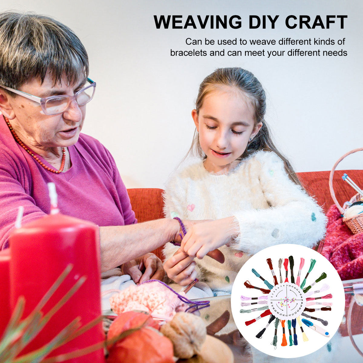 Friendship Bracelet Making Kit - Embroidery Craft recension och pris