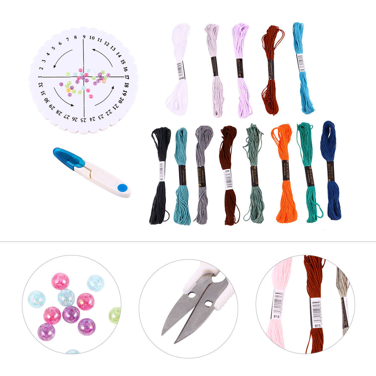 Friendship Bracelet Making Kit - Embroidery Craft recension och pris