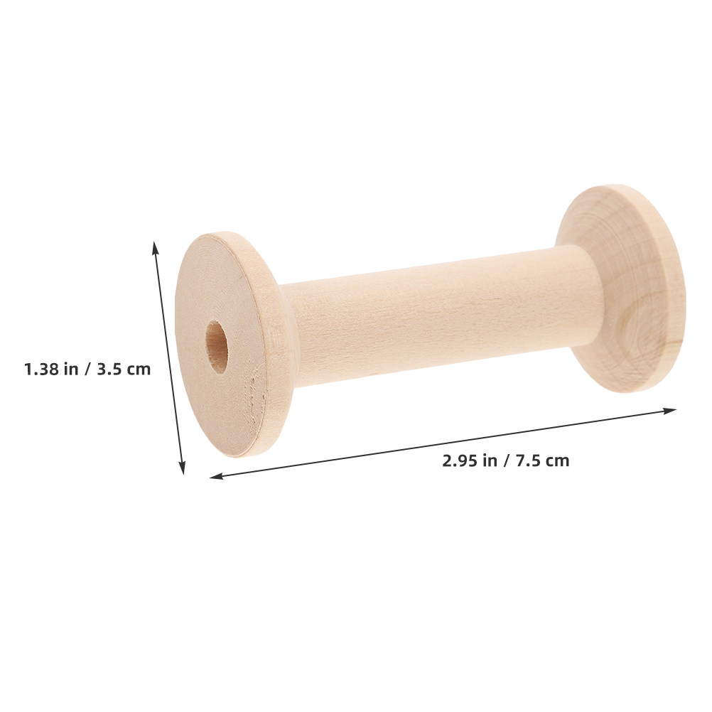 4Pcs Wooden Thread Spool Holde - Embroidery Craft recension och pris
