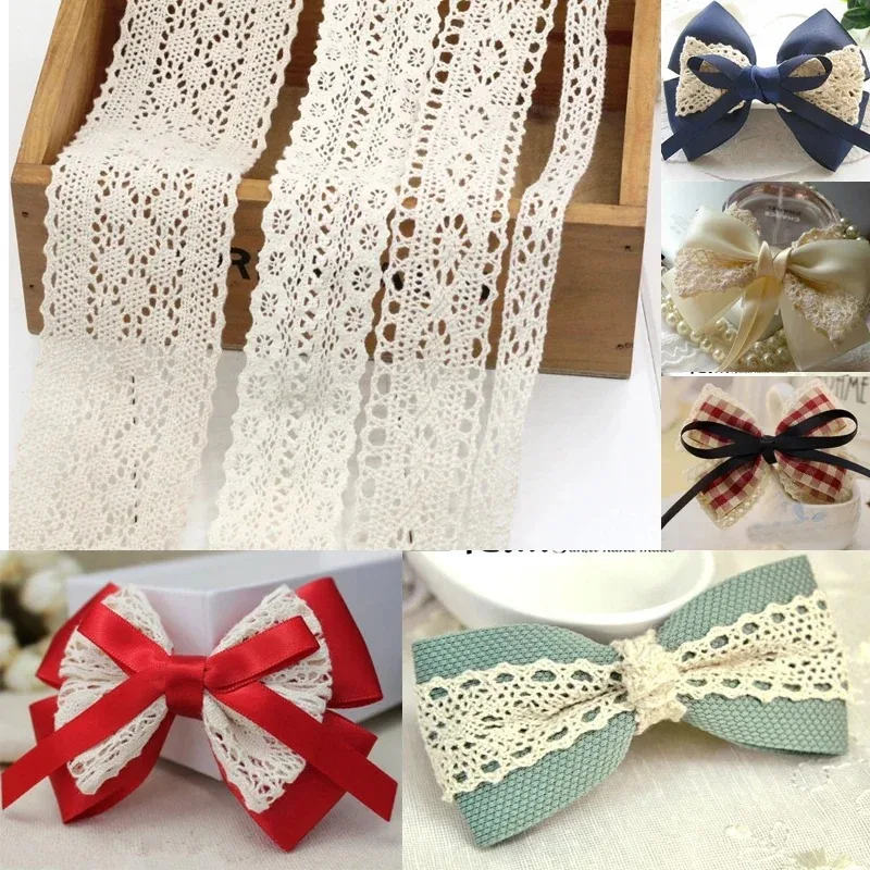 Ivory White Cotton Lace Trim R - Lace Ribbon Trim recension och pris