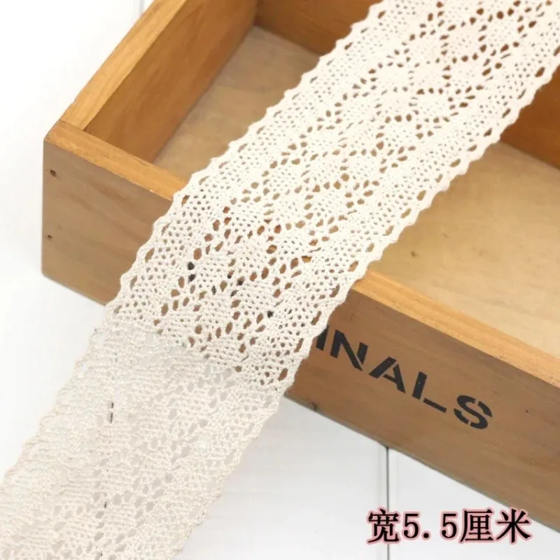 Ivory White Cotton Lace Trim R - Lace Ribbon Trim recension och pris