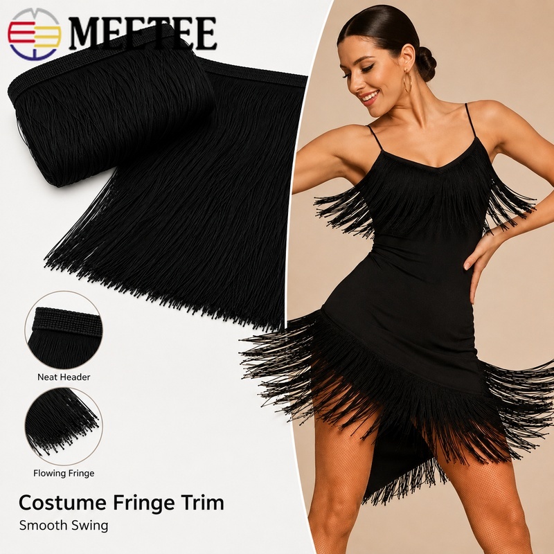 1/2/3M 50cm Tassel Fringe Trim - Fringe Ribbon Sewing recension och pris