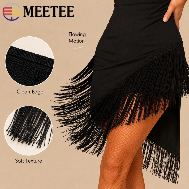 1/2/3M 50cm Tassel Fringe Trim - Fringe Ribbon Sewing recension och pris