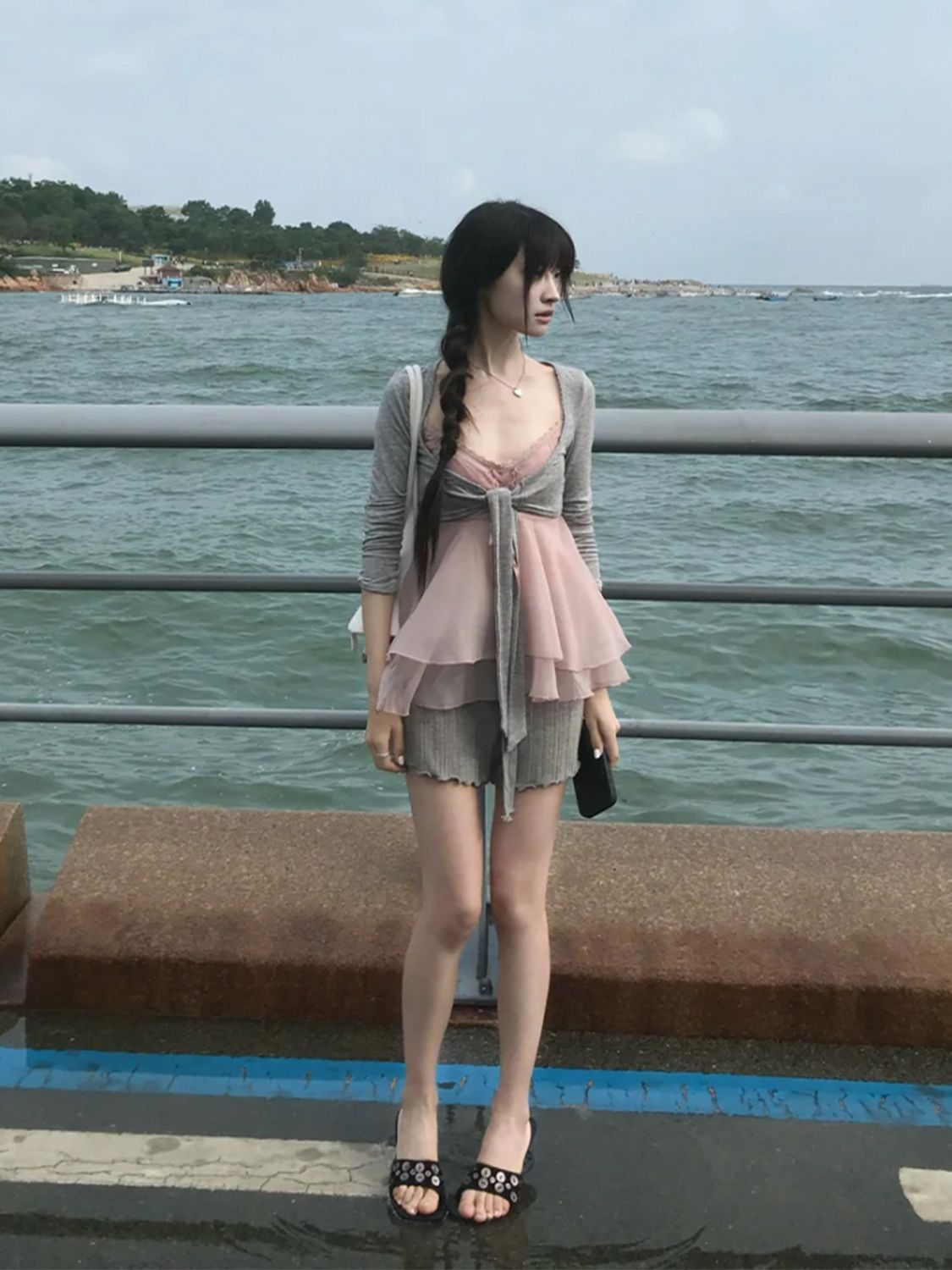 Korean Sweet Summer 3 Piece Se - Lace Ribbon Trim recension och pris