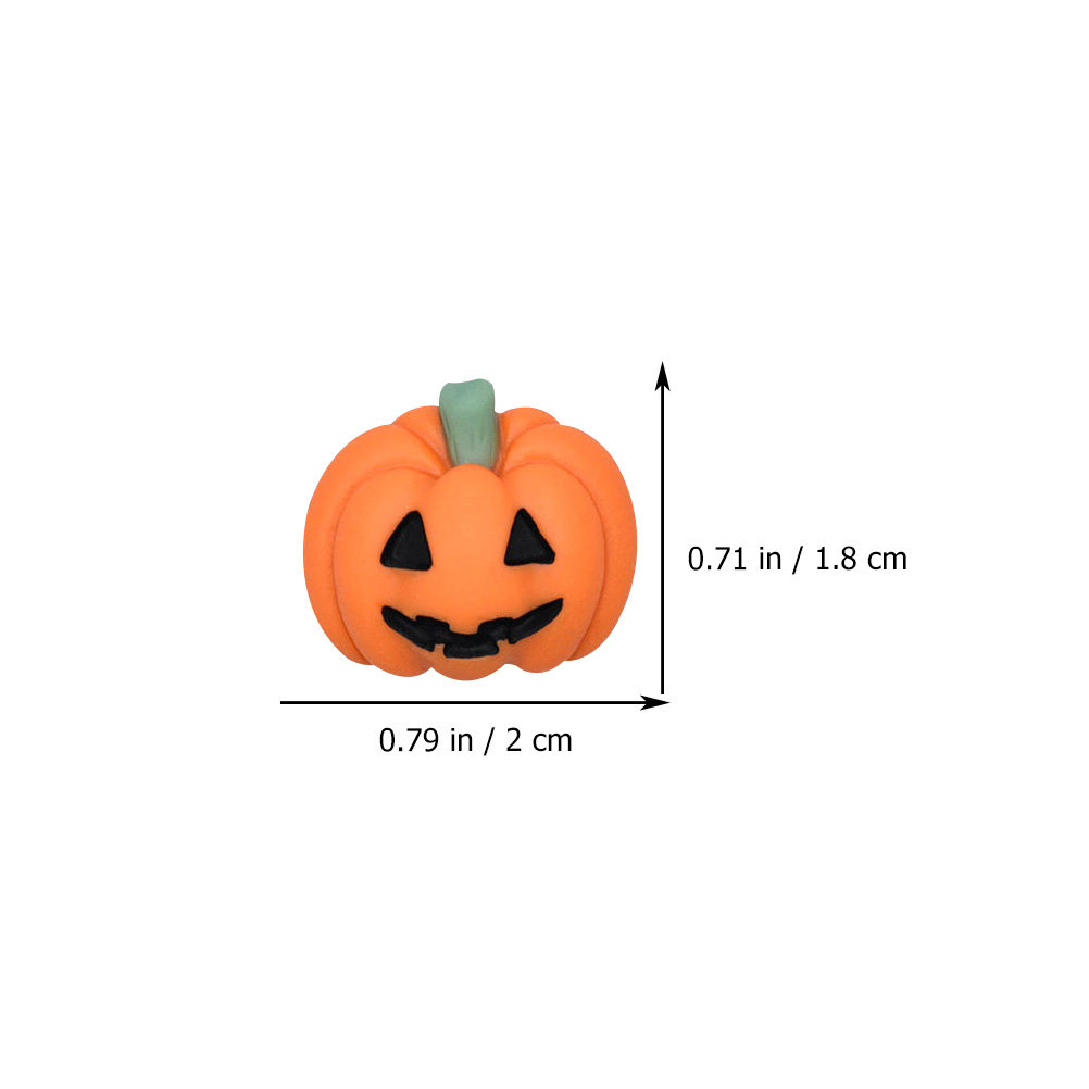 20Pcs Halloween Pumpkin Resin  - Craft Embellishments recension och pris